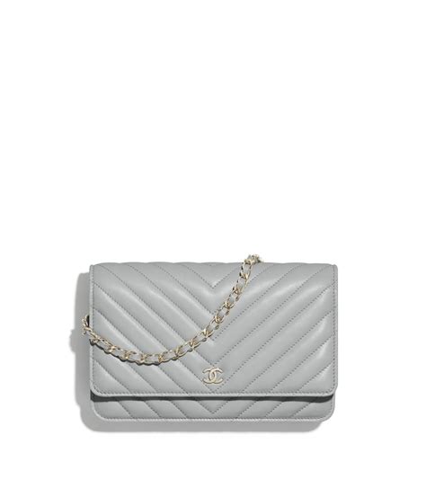 gray chanel wallet on chain|Chanel timeless wallet on chain.